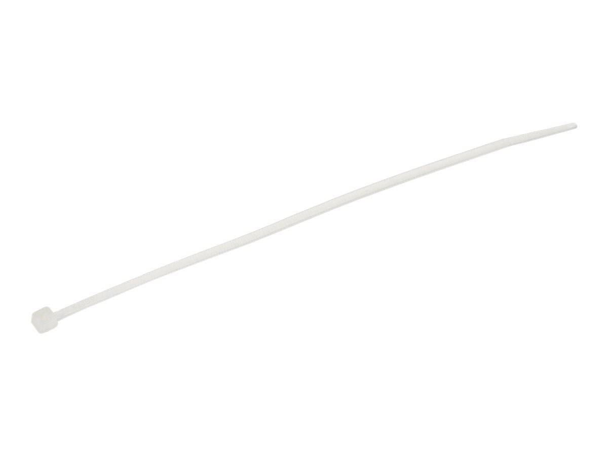 StarTech.com 15cm(6"") Cable Ties, 3mm(1/8"") wide, 39mm(1-3/8"") Bundle Diameter, 18kg(40lb) Tensile Strength, Nylon