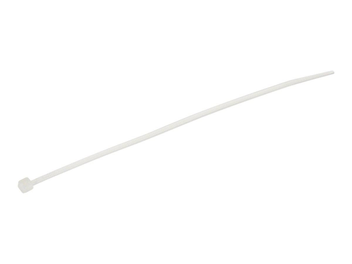 StarTech.com 15cm(6"") Cable Ties, 3mm(1/8"") wide, 39mm(1-3/8"") Bundle Diameter, 18kg(40lb) Tensile Strength, Nylon