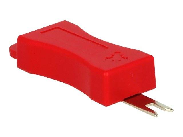 DeLOCK - Ausbauwerkzeug für LAN-Port-Blocker - Rot (Packung mit 4)