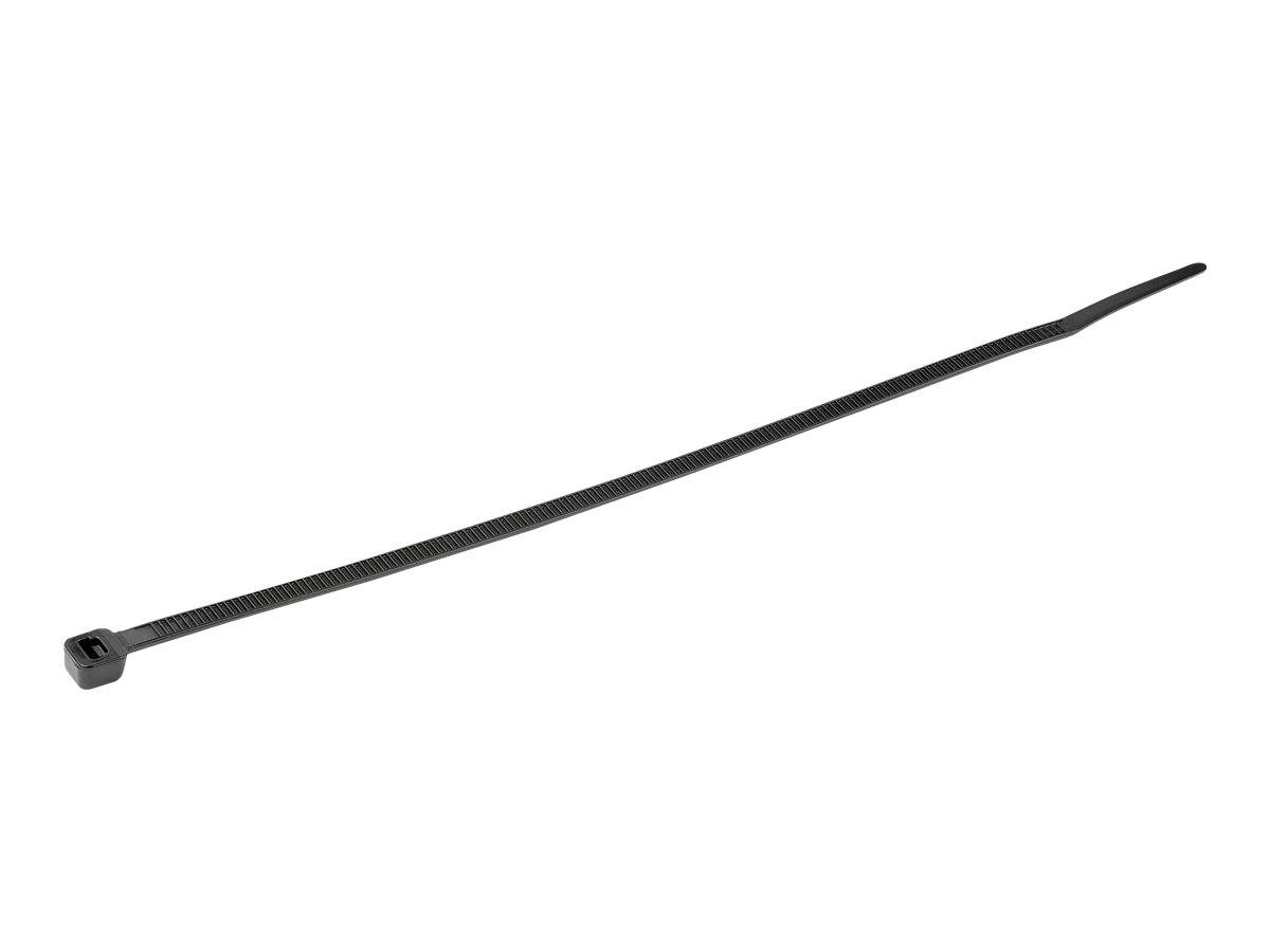 StarTech.com 20cm(8"") Cable Ties, 4mm(1/8"") wide, 55mm(2-1/8"") Bundle Diameter, 22kg(50lb) Tensile Strength, Nylon