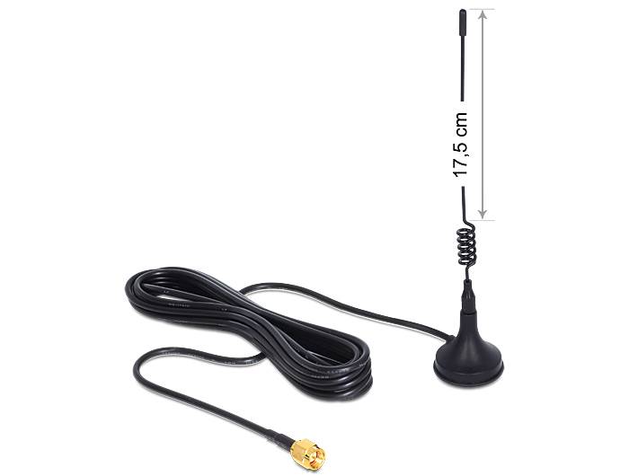 DeLOCK GSM / UMTS Antenna - Antenne - 21.5 cm