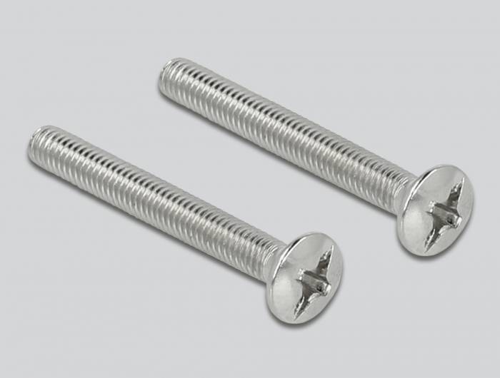 DeLOCK Cable Management Cover 86 x 86 mm with white Brush Strips