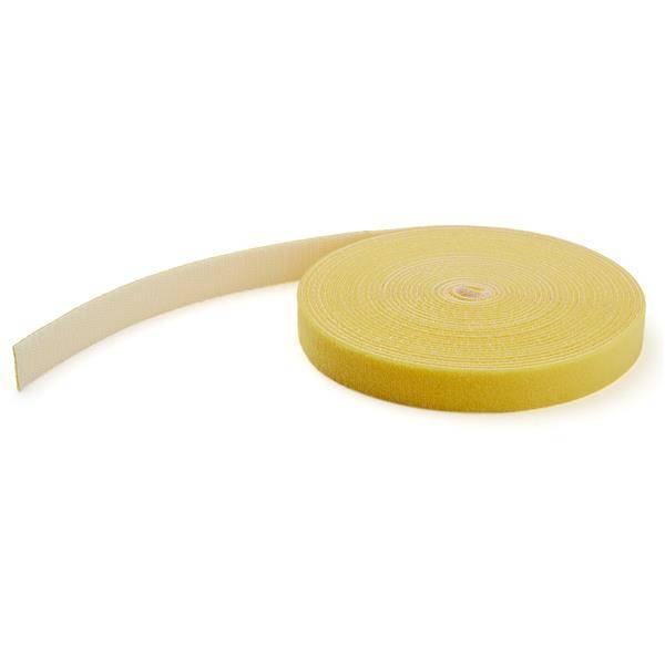 StarTech.com HKLP50YW Klettkabelbinder (15m, frei zuschneidbar & wiederverwendbar) gelb
