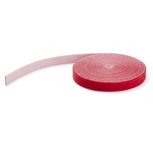 StarTech.com HKLP100RD Klettkabelbinder (30,4m, frei zuschneidbar & wiederverwendbar)
