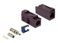 Delock FAKRA D jack 25 mm (long) for crimping - Modulare Eingabe - FAKRA D - Cla