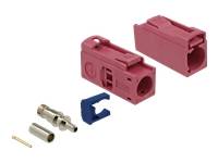 Delock FAKRA H jack 25 mm (long) for crimping - Modulare Eingabe - FAKRA H - Eri
