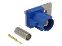 Delock FAKRA C plug spring pin for crimping 1 prepunched hole - Modulares Facepl