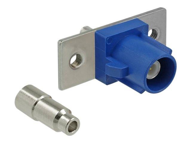 DeLOCK FAKRA C plug spring pin for soldering 2 prepunched holes