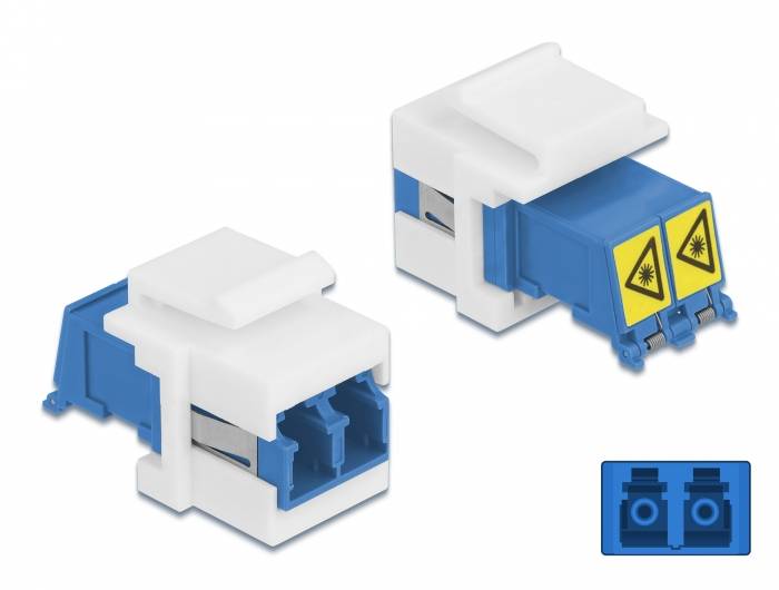 DeLOCK - Modularer Einschub (Kopplung) - LC SM X 2