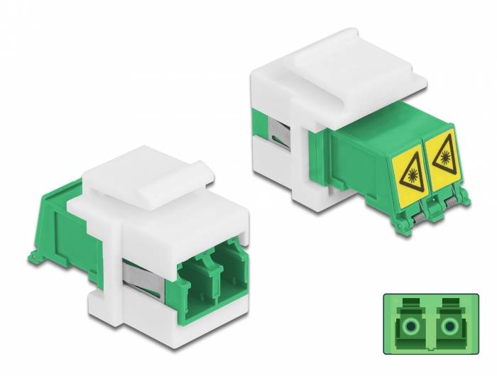 DeLOCK - Modularer Einschub (Kopplung) - LC SM X 2