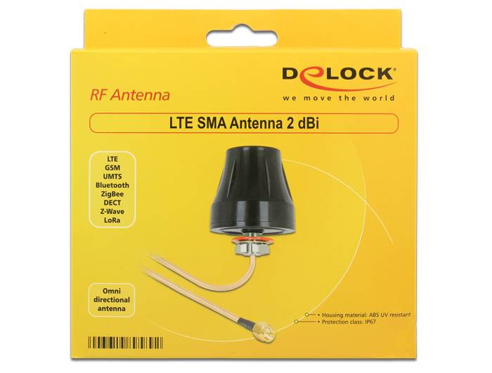 DeLOCK LTE Antenna - Antenne - Smart Home - 2 dBi