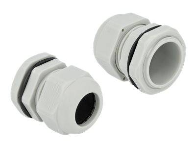 DeLOCK PG25 - Kabelverschraubung - Grau (Packung mit 10)