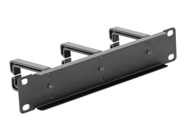 DeLOCK - Kabelmanagement - 25.4 cm - Jet Black, RAL 9005 - 1U - 25.4 cm (10")
