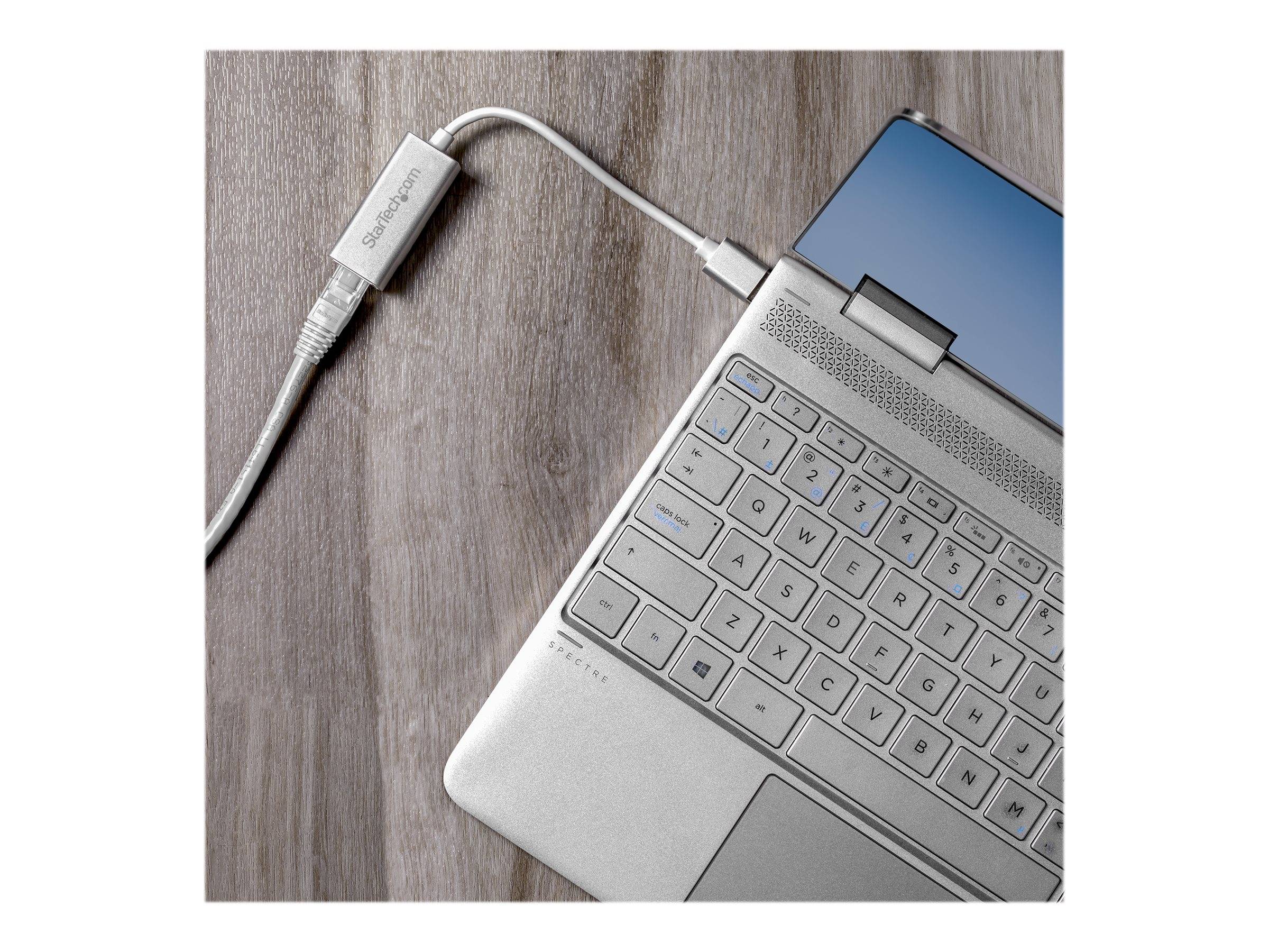 StarTech.com USB 3.0 auf Gigabit Netzwerkadapter - Silber - Schlankes Aluminium Design für MacBook, Chromebook oder Tablet - Netzwerkadapter - USB