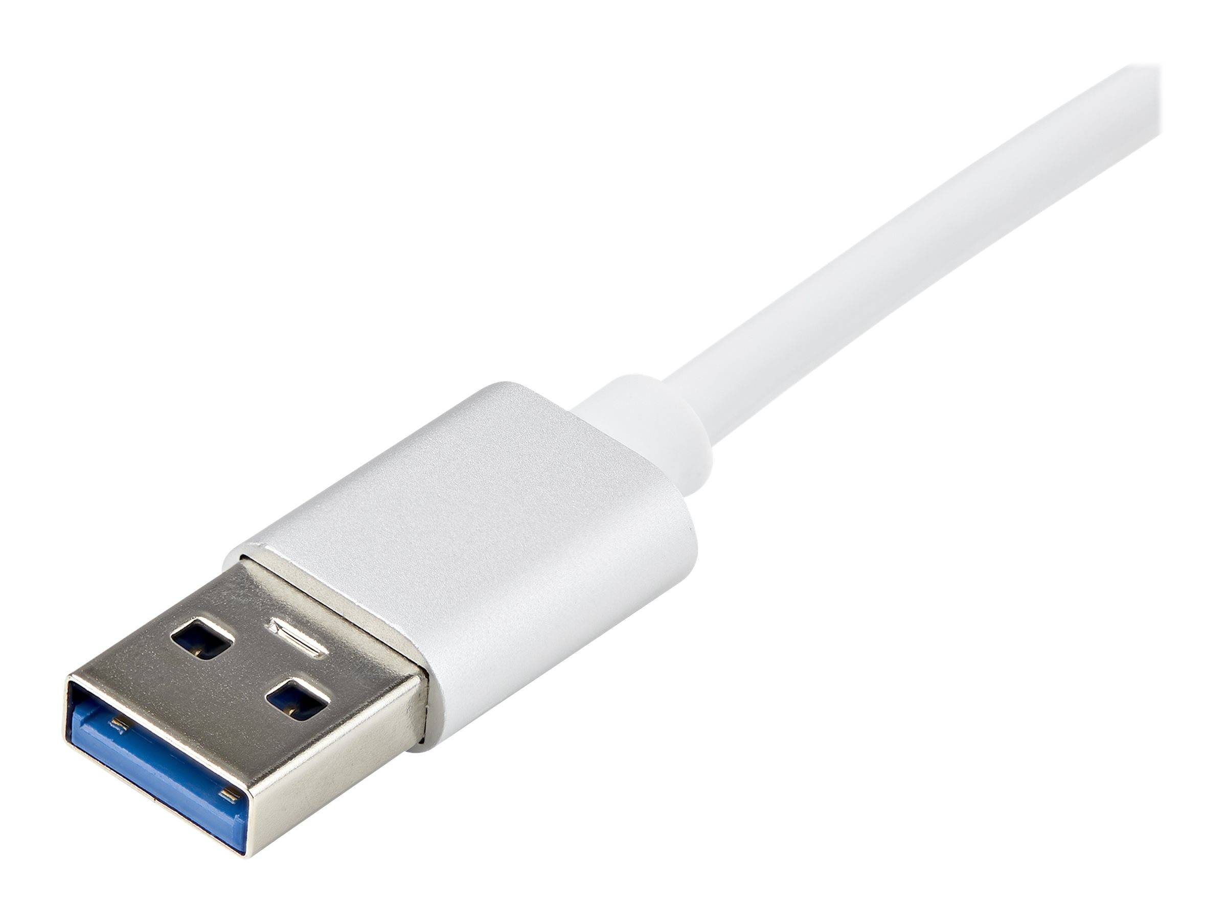StarTech.com USB 3.0 auf Gigabit Netzwerkadapter - Silber - Schlankes Aluminium Design für MacBook, Chromebook oder Tablet - Netzwerkadapter - USB