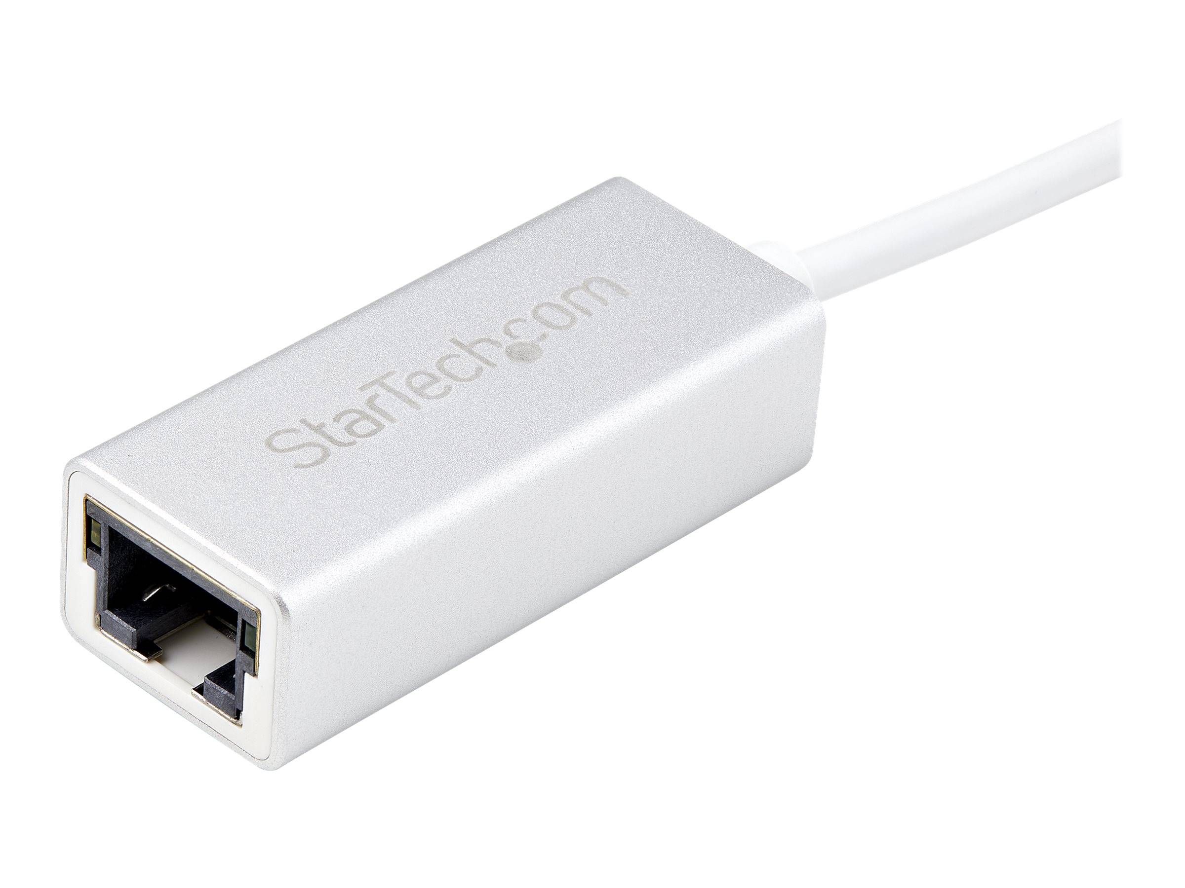 StarTech.com USB 3.0 auf Gigabit Netzwerkadapter - Silber - Schlankes Aluminium Design für MacBook, Chromebook oder Tablet - Netzwerkadapter - USB