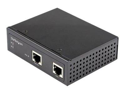 StarTech.com Industrial Gigabit PoE Injector - High Speed/High Power 90W - 802.3bt PoE++ 48V-56VDC Hutschiene UPoE/Ultra