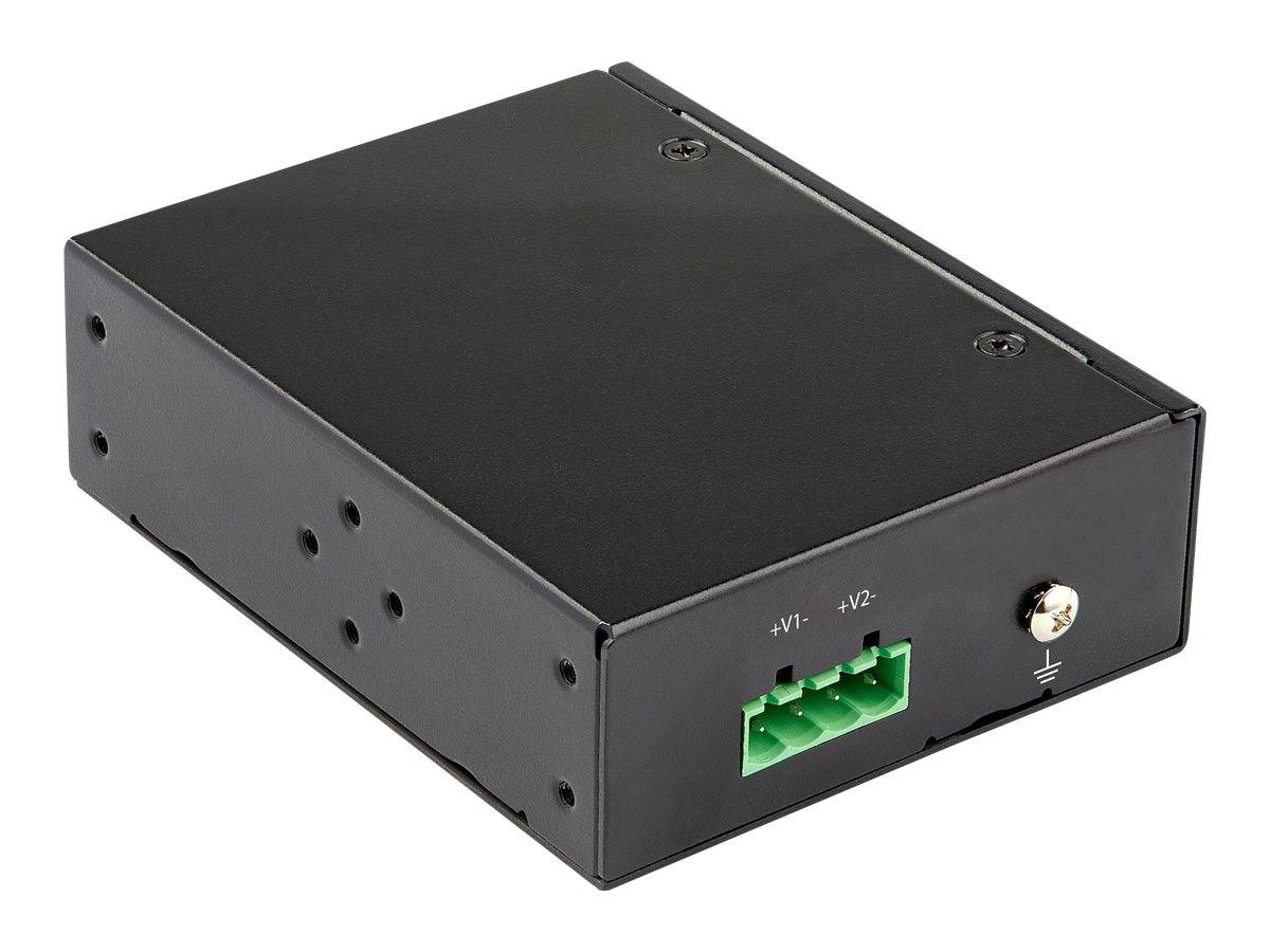 StarTech.com Industrial Gigabit PoE Injector - High Speed/High Power 90W - 802.3bt PoE++ 48V-56VDC Hutschiene UPoE/Ultra
