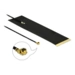 DeLOCK LTE Antenna MHF I plug 1.9 - 3.9 dBi 1.13 15 cm FPC internal self adhesive DeLOCK LTE Antenna MHF I plug 1.9 - 3.9 dBi 1.13 15 cm FPC internal self adhesive