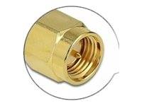 Delock LPWAN Antenna SMA plug 1 - 2 dBi RG-178 1 m PCB internal self adhesive