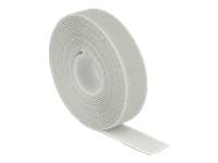 AS6041597000: Delock Hook-and-loop fastener - Kabelbinder - 3 m - Grau