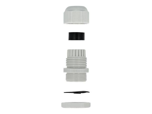 DeLOCK PG19 - Kabelverschraubung - Grau (Packung mit 10)