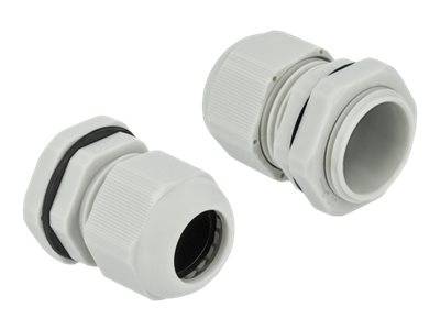 DeLOCK PG19 - Kabelverschraubung - Grau (Packung mit 10)