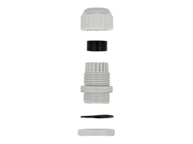 DeLOCK PG13.5 - Kabelverschraubung - Grau (Packung mit 10)