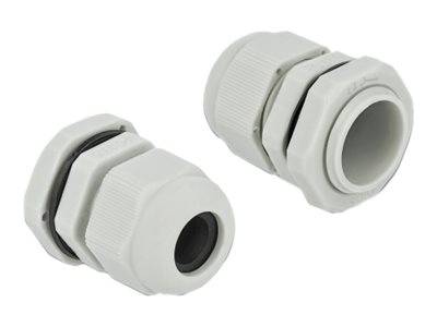 DeLOCK PG13.5 - Kabelverschraubung - Grau (Packung mit 10)