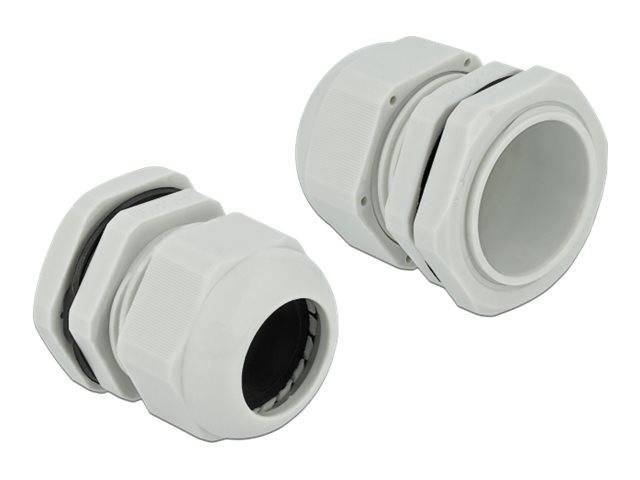 DeLOCK PG29 - Kabelverschraubung - Grau (Packung mit 10)