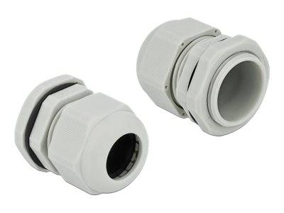 DeLOCK PG21 - Kabelverschraubung - Grau (Packung mit 10)