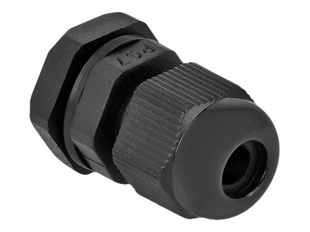 DeLOCK PG7 - Kabelverschraubung - Schwarz (Packung mit 10)