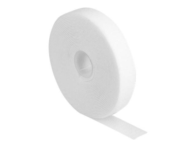 DeLOCK Velcro - Kabelbinderrolle - 5 m - weiß
