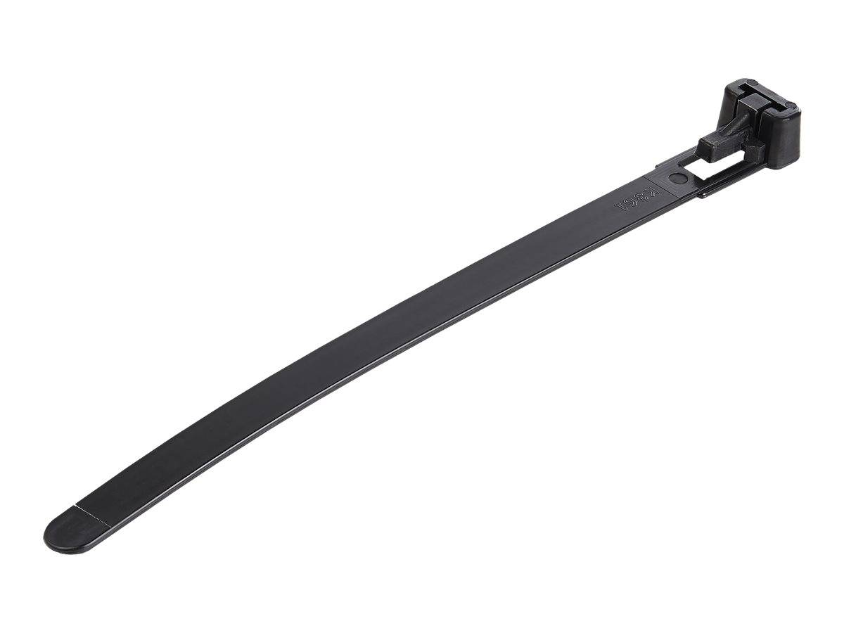 StarTech.com 12cm(5"") Reusable Cable Ties, 7mm(1/4"") wide, 30mm(1-1/8"") Bundle Dia. 22kg(50lb) Tensile Strength