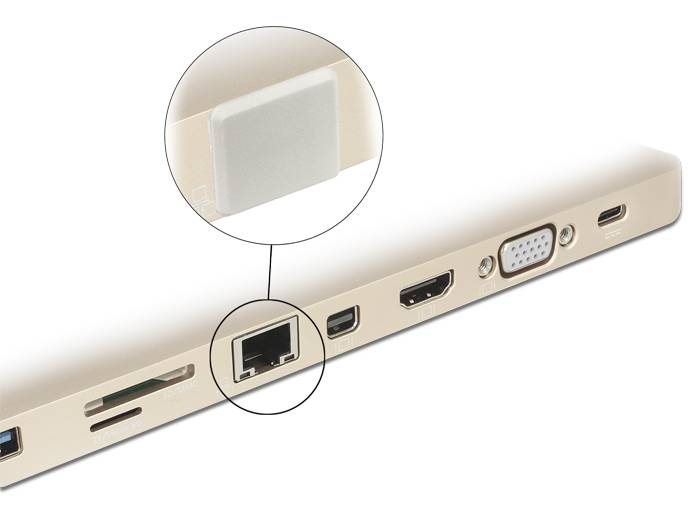 DeLOCK - Schutzumschlag - weiß (Packung mit 10)