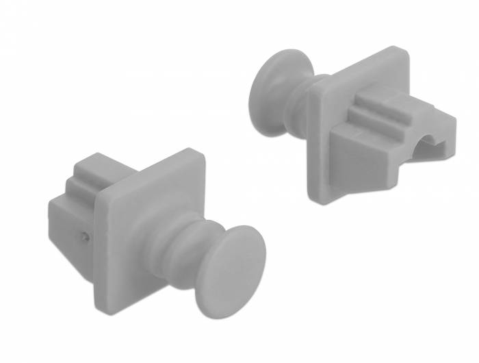 Delock for RJ45 - Schutzumschlag - Grau (Packung mit 10)