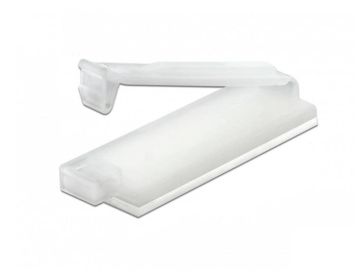 DeLOCK - Kabelhalter - Natural (Packung mit 10)