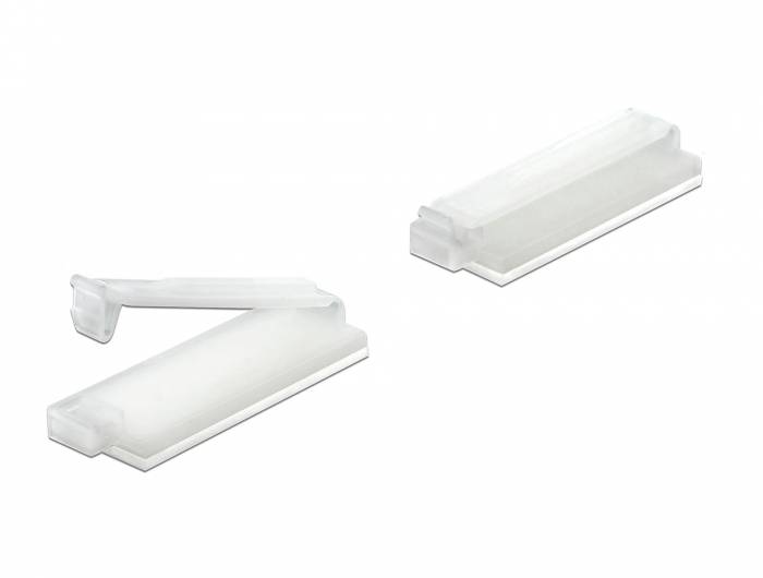 DeLOCK - Kabelhalter - Natural (Packung mit 10)