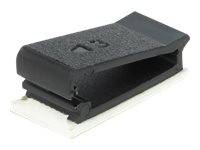 DeLOCK - Kabelhalter - Schwarz (Packung mit 10)