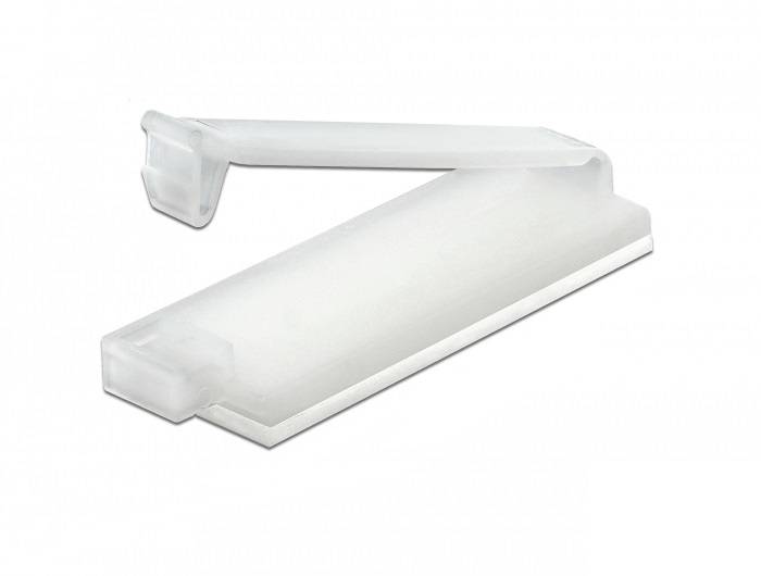 DeLOCK - Kabelhalter - Natural (Packung mit 10)