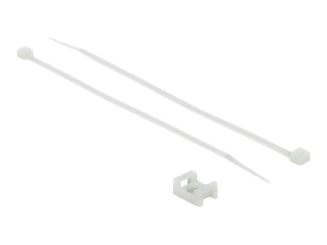 DeLOCK - Kabelbinder-Kit - 20 cm - weiß