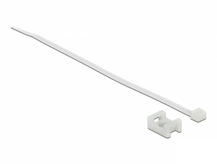 DeLOCK - Kabelbinder-Kit - 20 cm - weiß