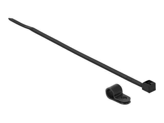DeLOCK - Kabelbinder-Kit - 20 cm - Schwarz