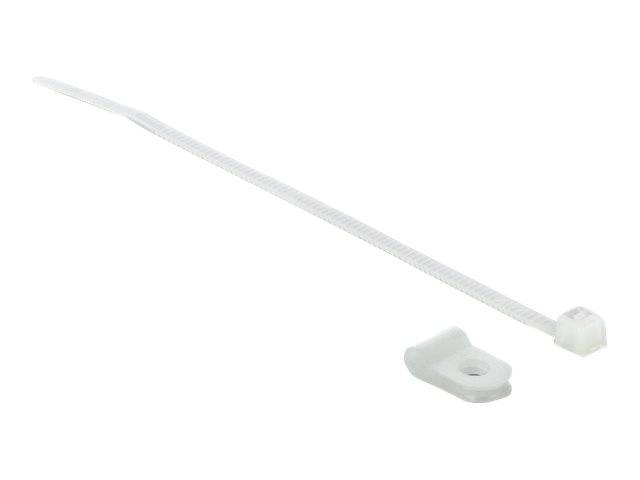 DeLOCK - Kabelbinder-Kit - 10 cm - weiß