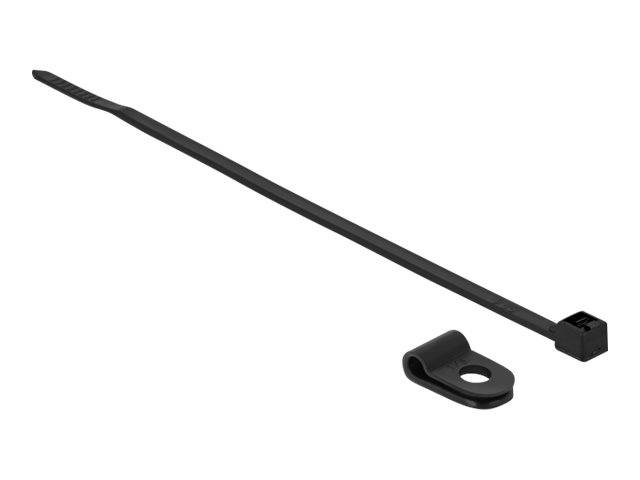 DeLOCK - Kabelbinder-Kit - 10 cm - Schwarz