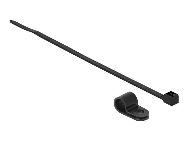 DeLOCK - Kabelbinder-Kit - 25 cm - Schwarz
