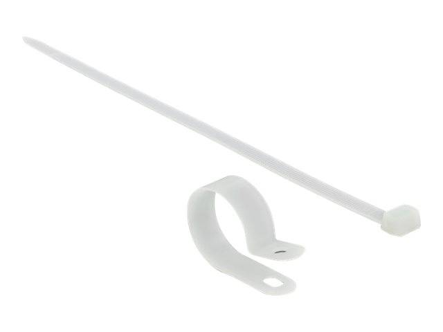 DeLOCK - Kabelbinder-Kit - 30 cm - weiß