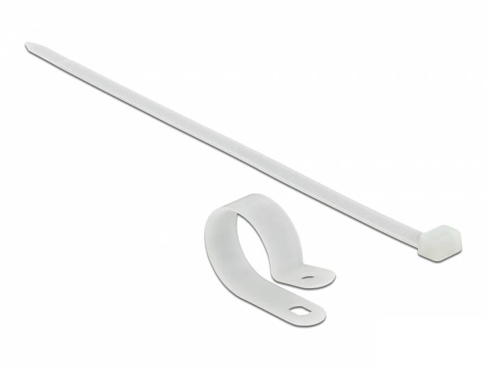DeLOCK - Kabelbinder-Kit - 30 cm - weiß