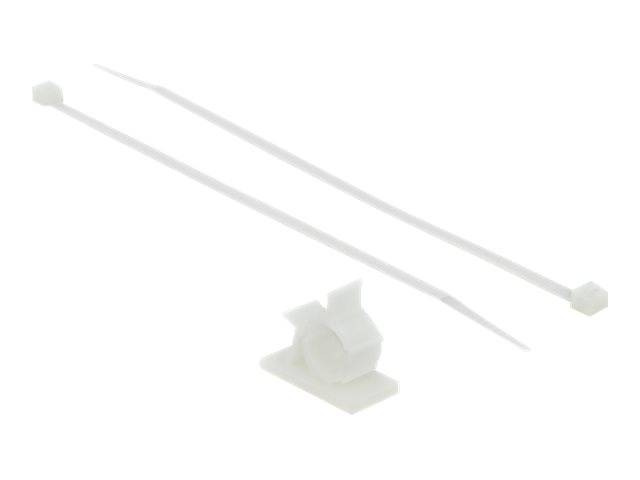 DeLOCK - Kabelbinder-Kit - Tisch montierbar, geeignet für Wandmontage