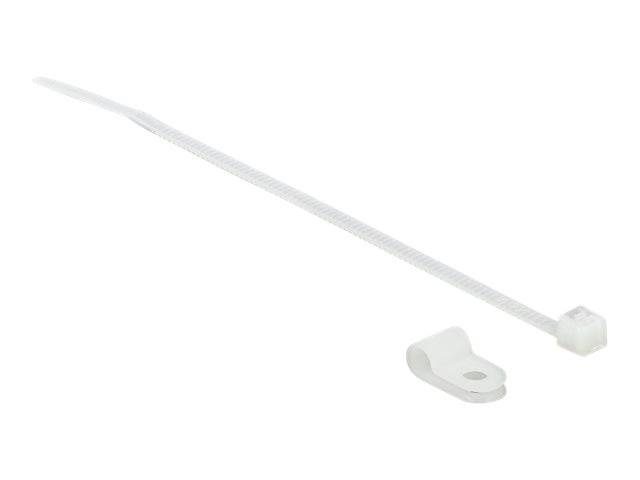 DeLOCK - Kabelbinder-Kit - 15 cm - weiß